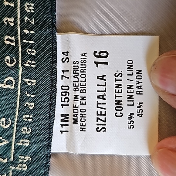 Harve' benard maxi linen dress. Size 16. Clay color. Excellent quality. Great - Picture 6 of 8